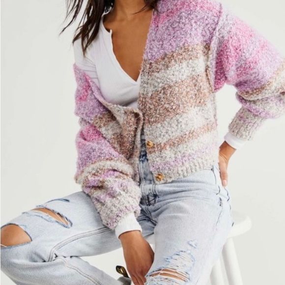 Free People Soulmate Cardi / Passion
Flower Combo NWOT 
Size XS,S - Picture 1 of 12